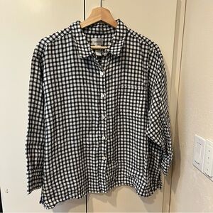 Chicos gingham button up